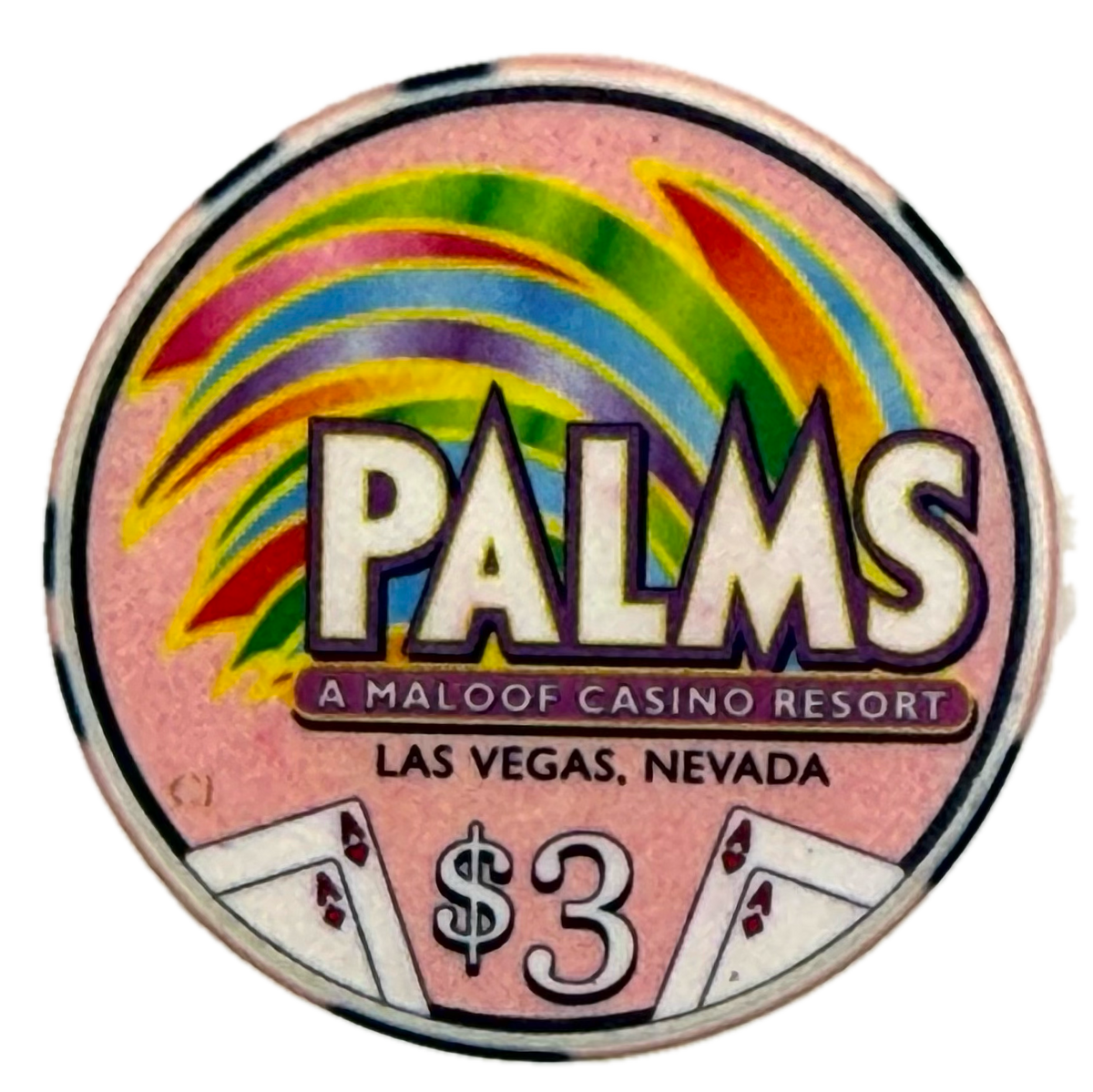 Palms Casino Las Vegas NV $3 Chip Poker 2005