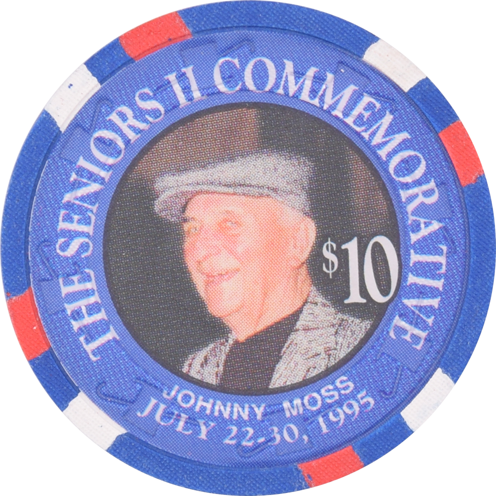 Oceanside Card Room Casino Oceanside California $10 Johnny Moss Chip