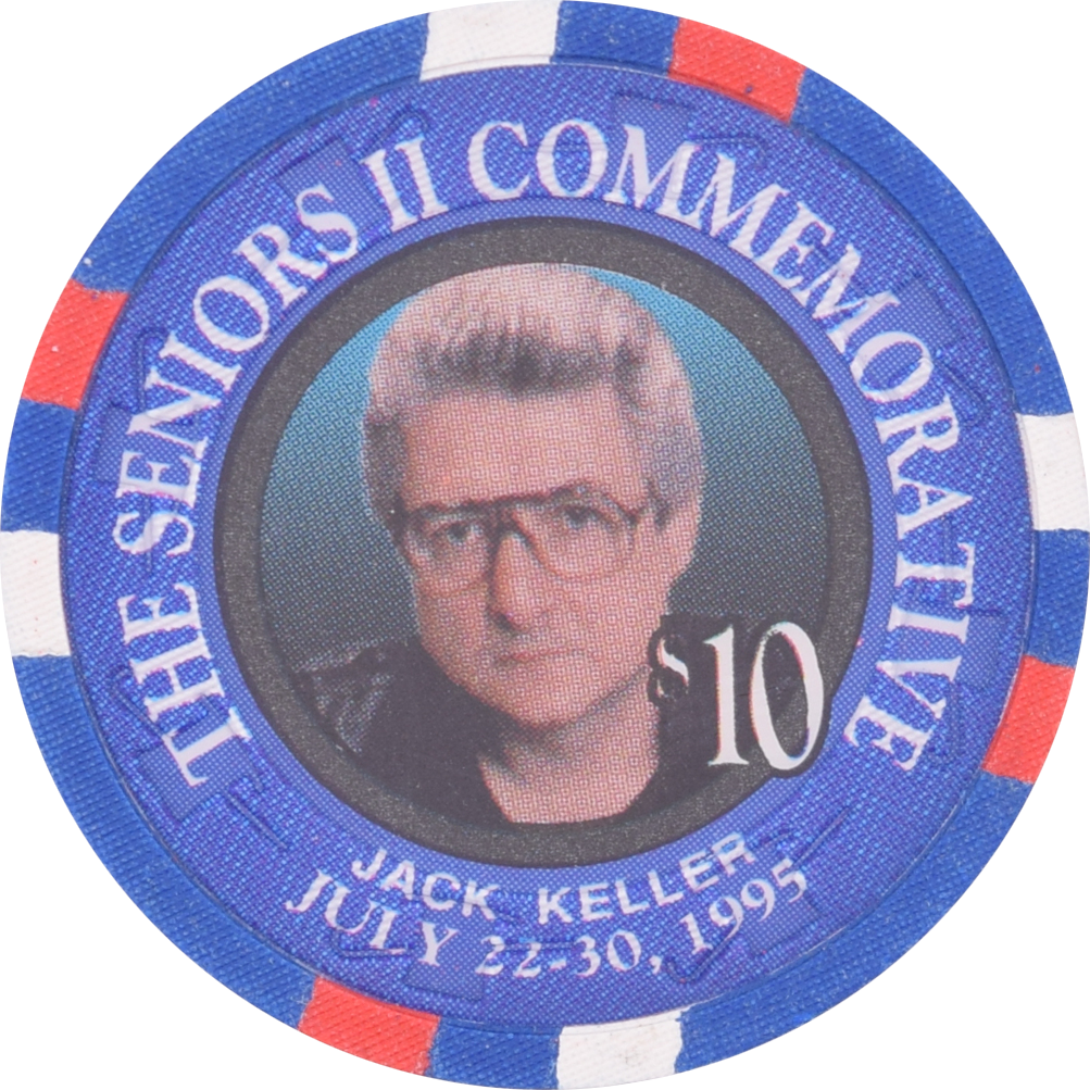 Oceanside Card Room Casino Oceanside California $10 Jack Keller Chip