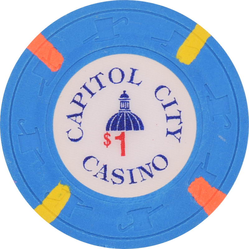 Capitol City Casino Sacramento California $1 Chip