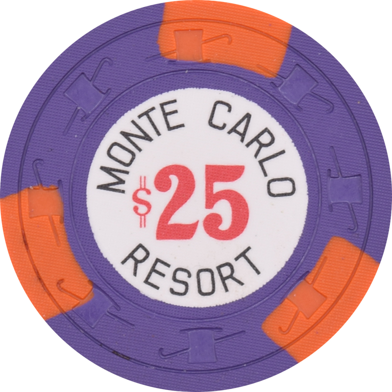 Monte Carlo Resort Casino Laughlin Nevada $25 Chip 1968