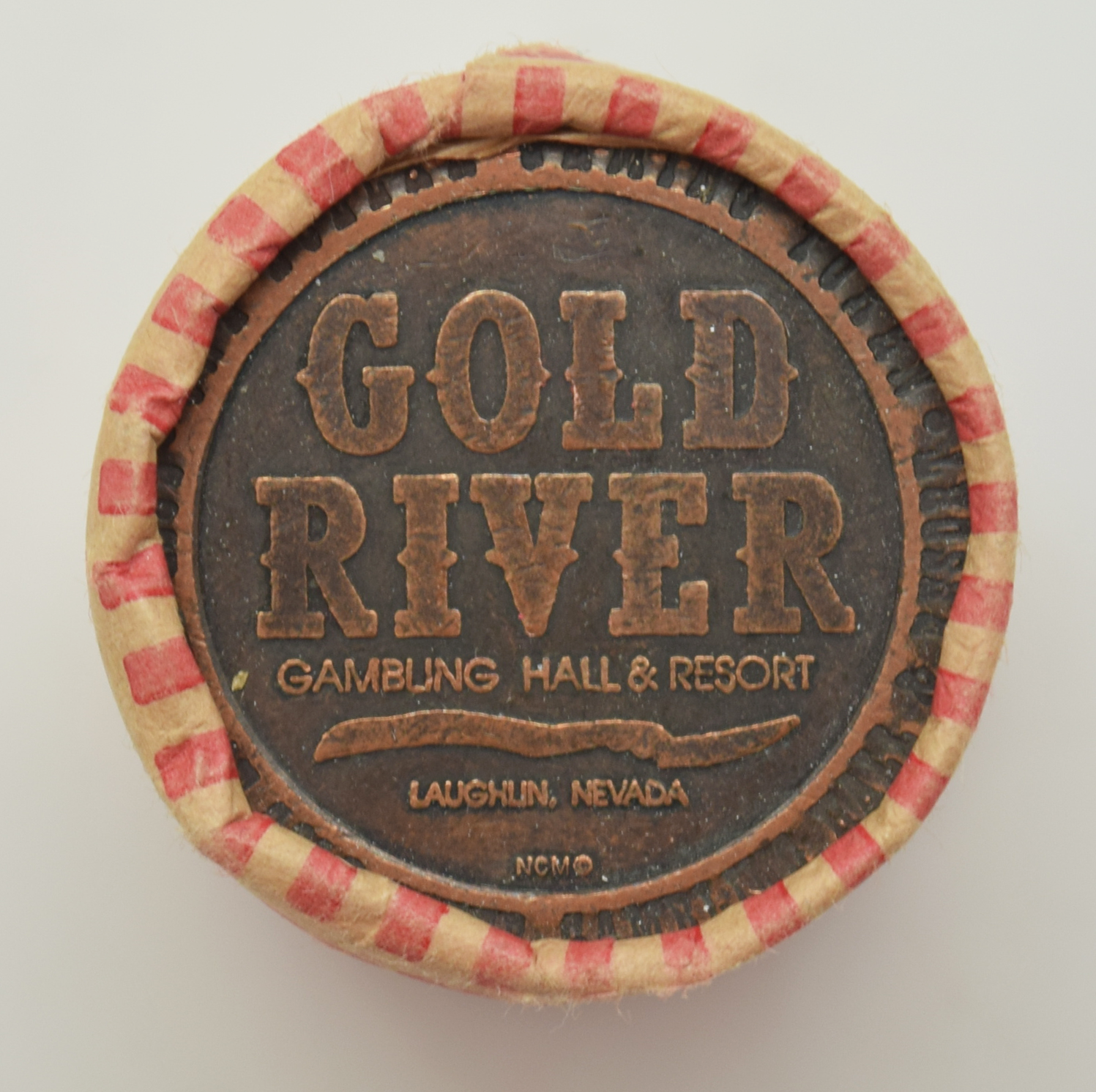 Gold River Casino Laughlin Nevada Roll of 20 $1 Gaming Tokens 1992