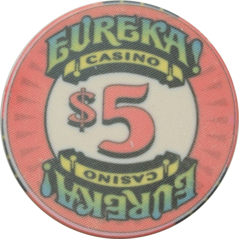 Eureka Casino Black Hawk Colorado $5 Blanca Peak Chip 1996