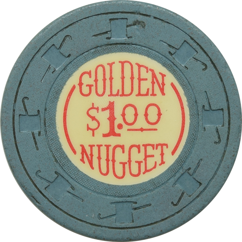 Golden Nugget Casino Las Vegas Nevada $1 Chip 1964