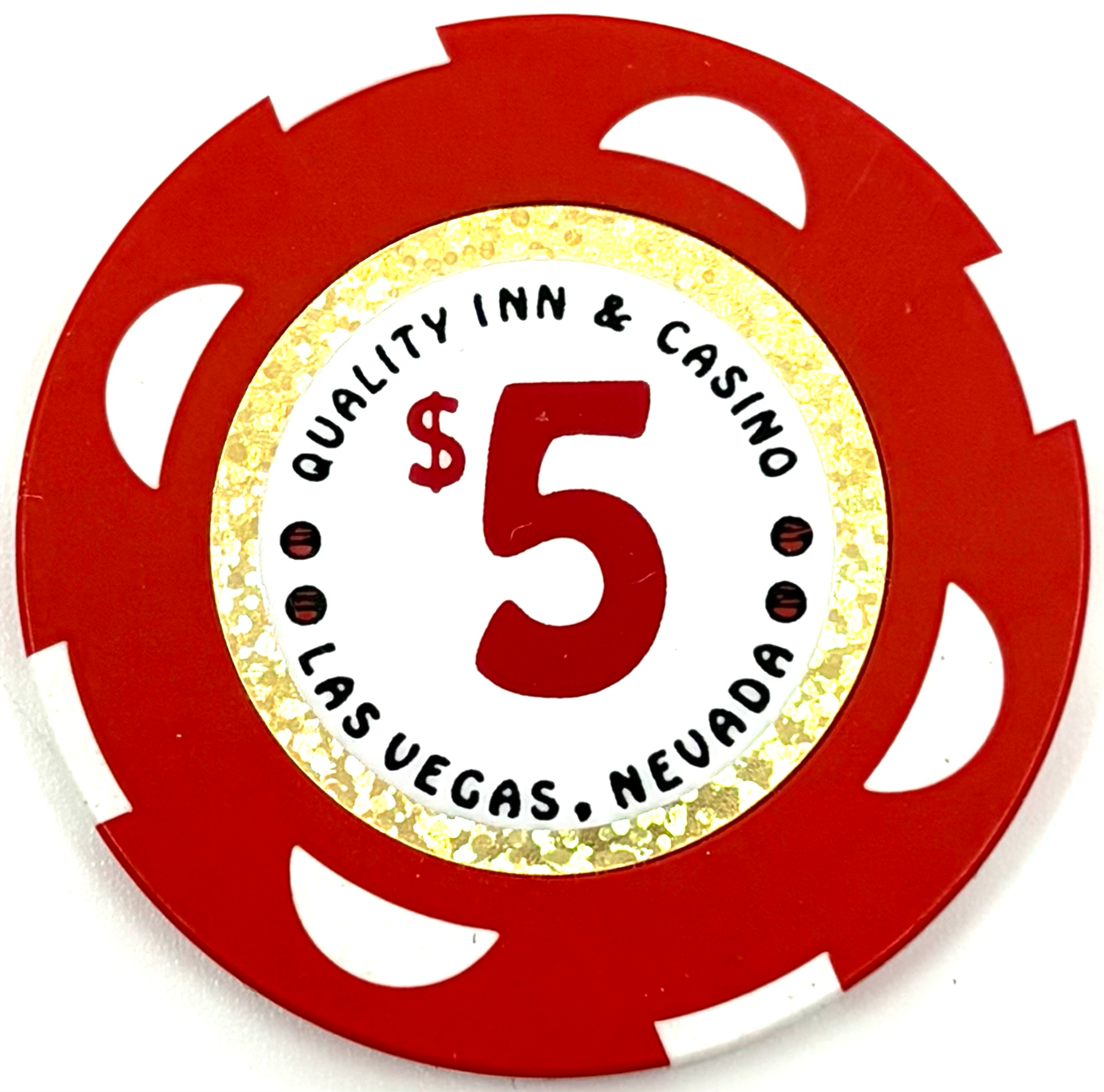 Quality Inn Casino Las Vegas NV $5 Chip 1993