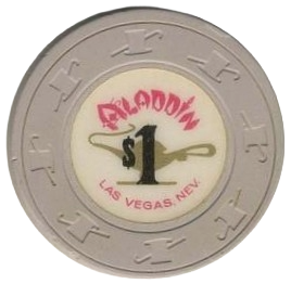 Aladdin Casino Las Vegas Nevada $1 Chip SCV 1970's