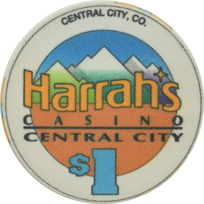 Harrah's Casino Central City Colorado $1 Chip