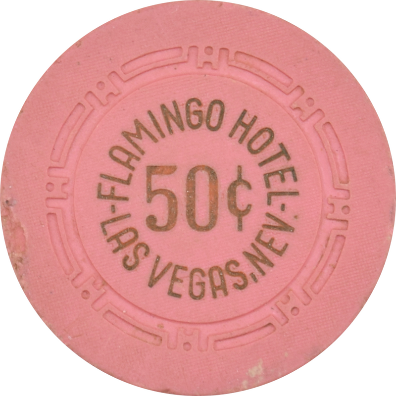 Flamingo Casino Las Vegas Nevada 50 Cent Chip 1949
