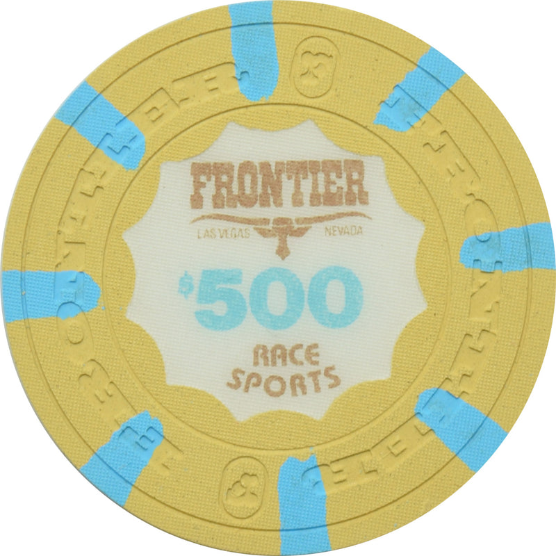 Frontier Casino Las Vegas Nevada $500 Race Sports Chip 1980s