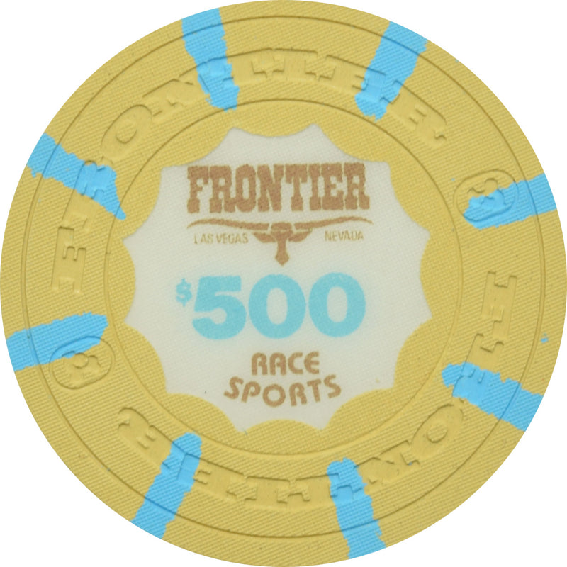 Frontier Casino Las Vegas Nevada $500 Race Sports Chip 1980s