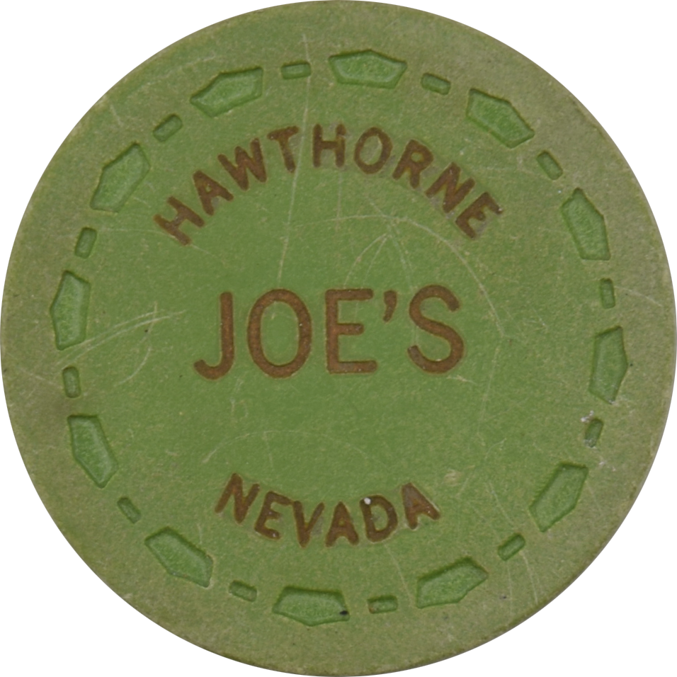 Joe's (Tavern) Casino Hawthorne Nevada 50 Cent Chip 1969