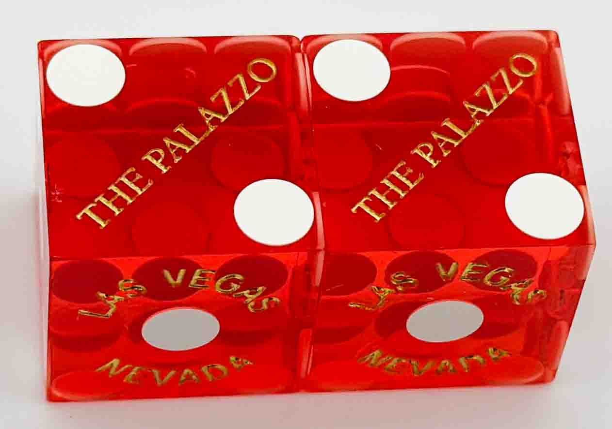 Palazzo Casino Pair of Dice Las Vegas Nevada #2