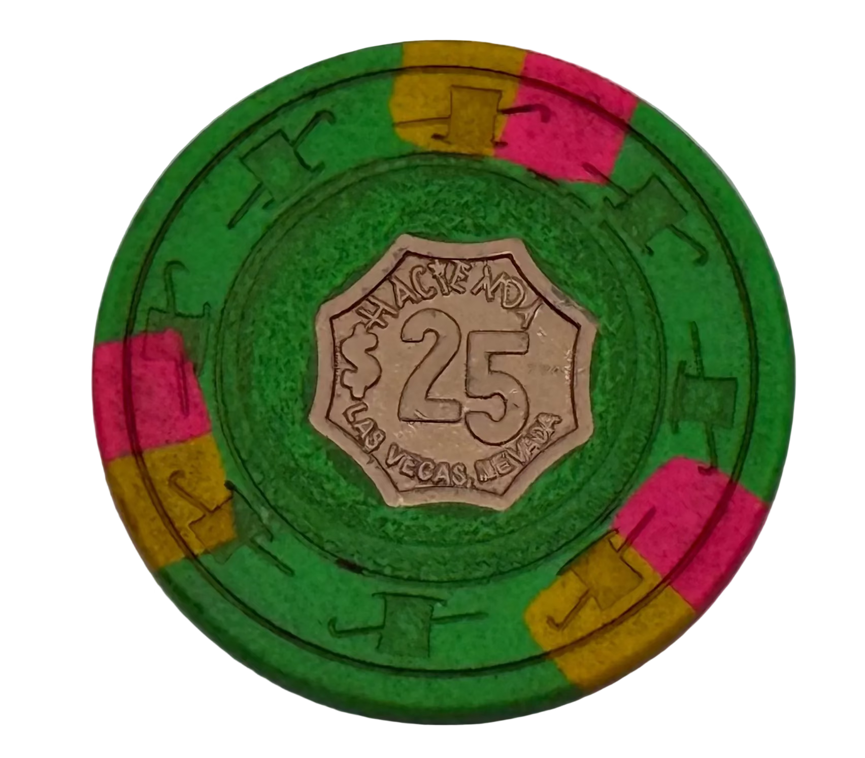 Hacienda Casino Las Vegas Nevada $25 Chip 1974