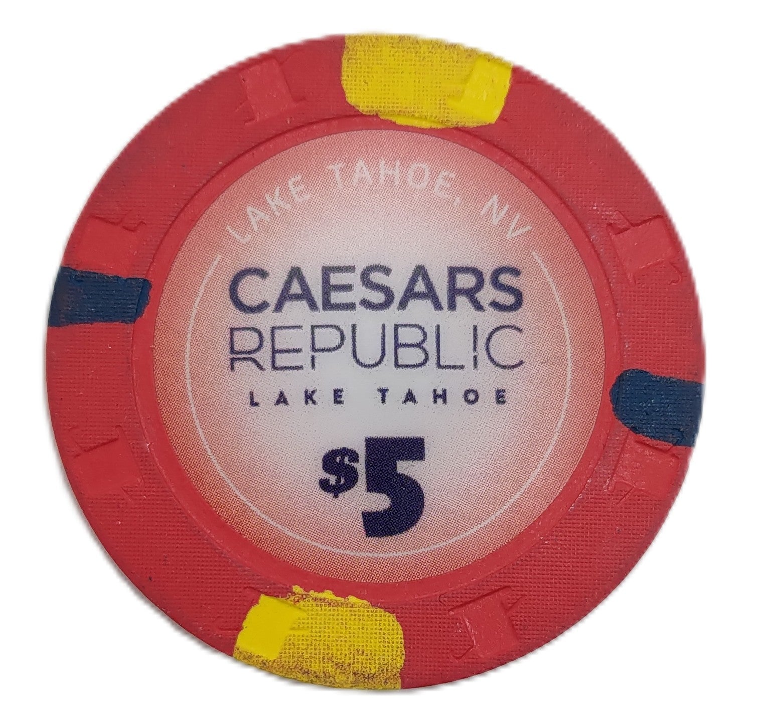 Caesars Republic Casino Lake Tahoe $5 Chip 2025