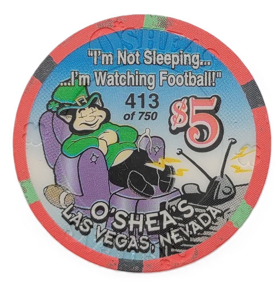 O'Shea's Casino Las Vegas $5 Happy Thanksgiving Chip 2001