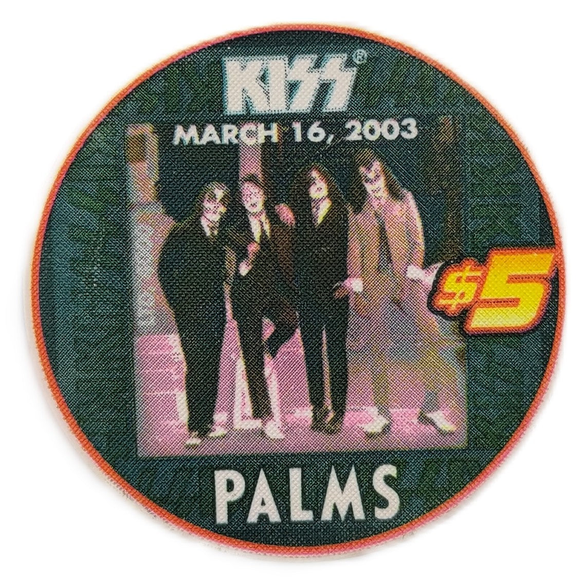 Palms Casino Las Vegas $5 KISS Standing Chip 2003