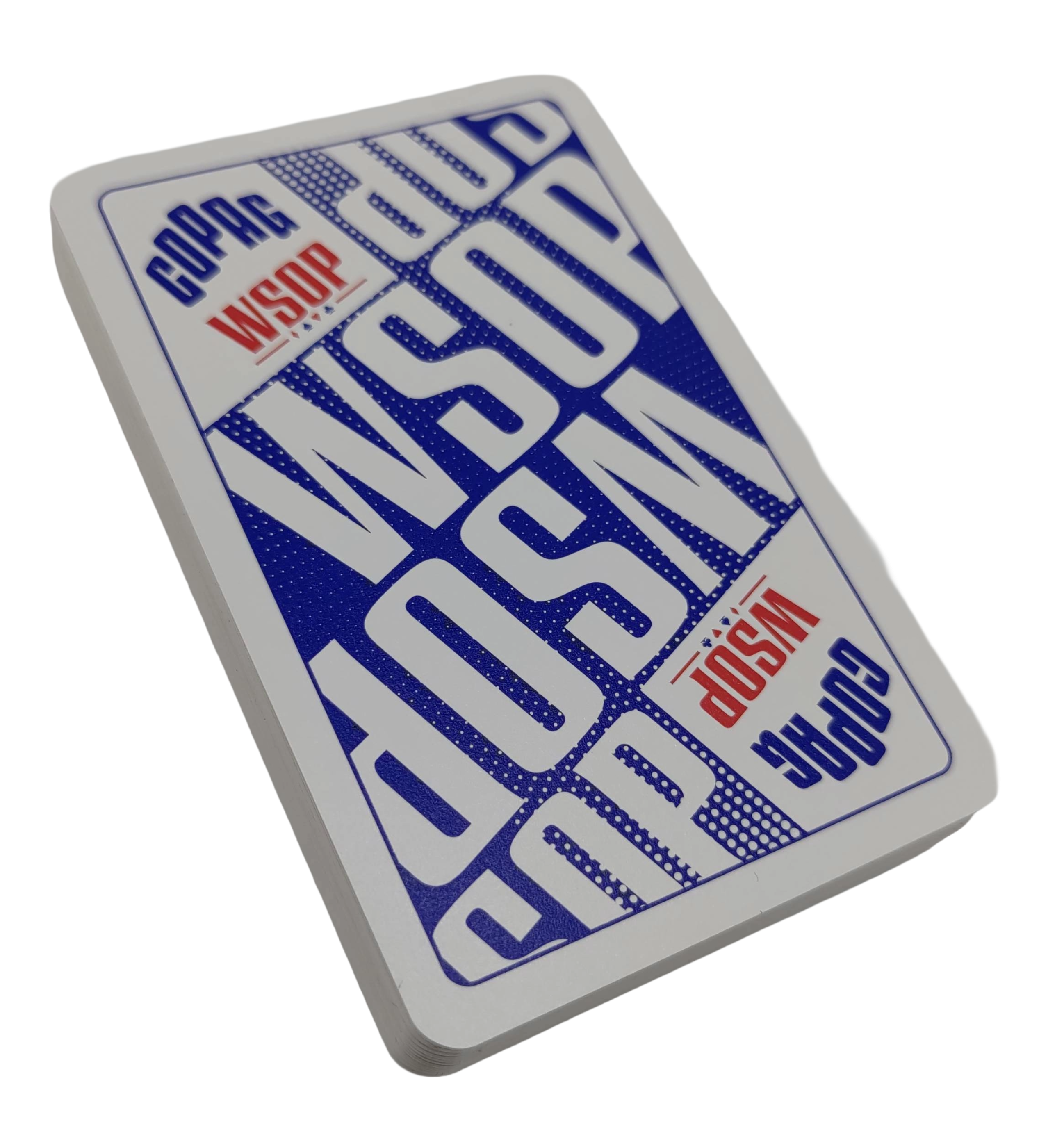 Copag 2025 WSOP Modern Played 100% Plastic Playing Cards Bridge Narrow 2-deck Set