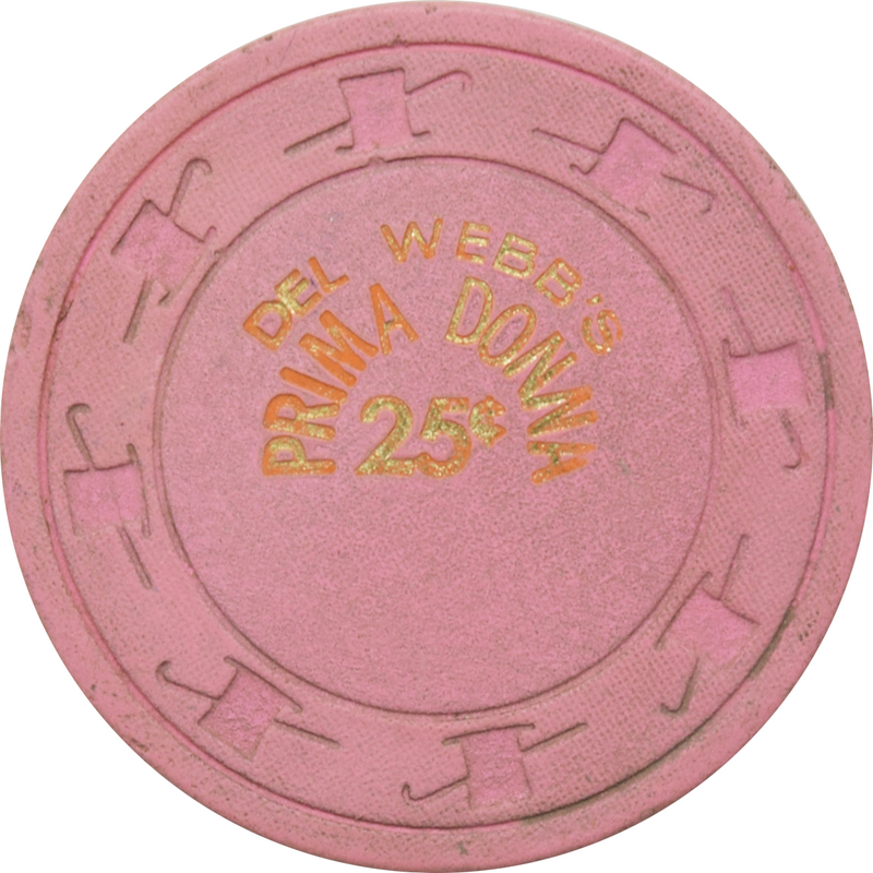 Primadonna Casino Reno Nevada 25 Cent Chip 1974