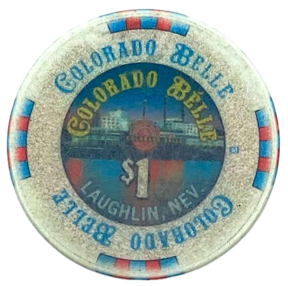 Colorado Belle Casino Laughlin Nevada $1 Chip 2014