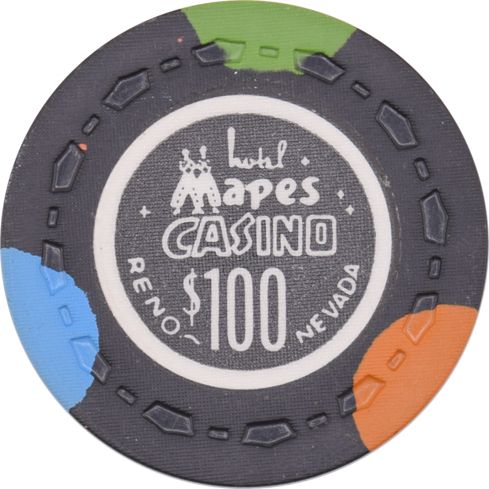 Mapes Casino Reno Nevada $100 Chip 1969