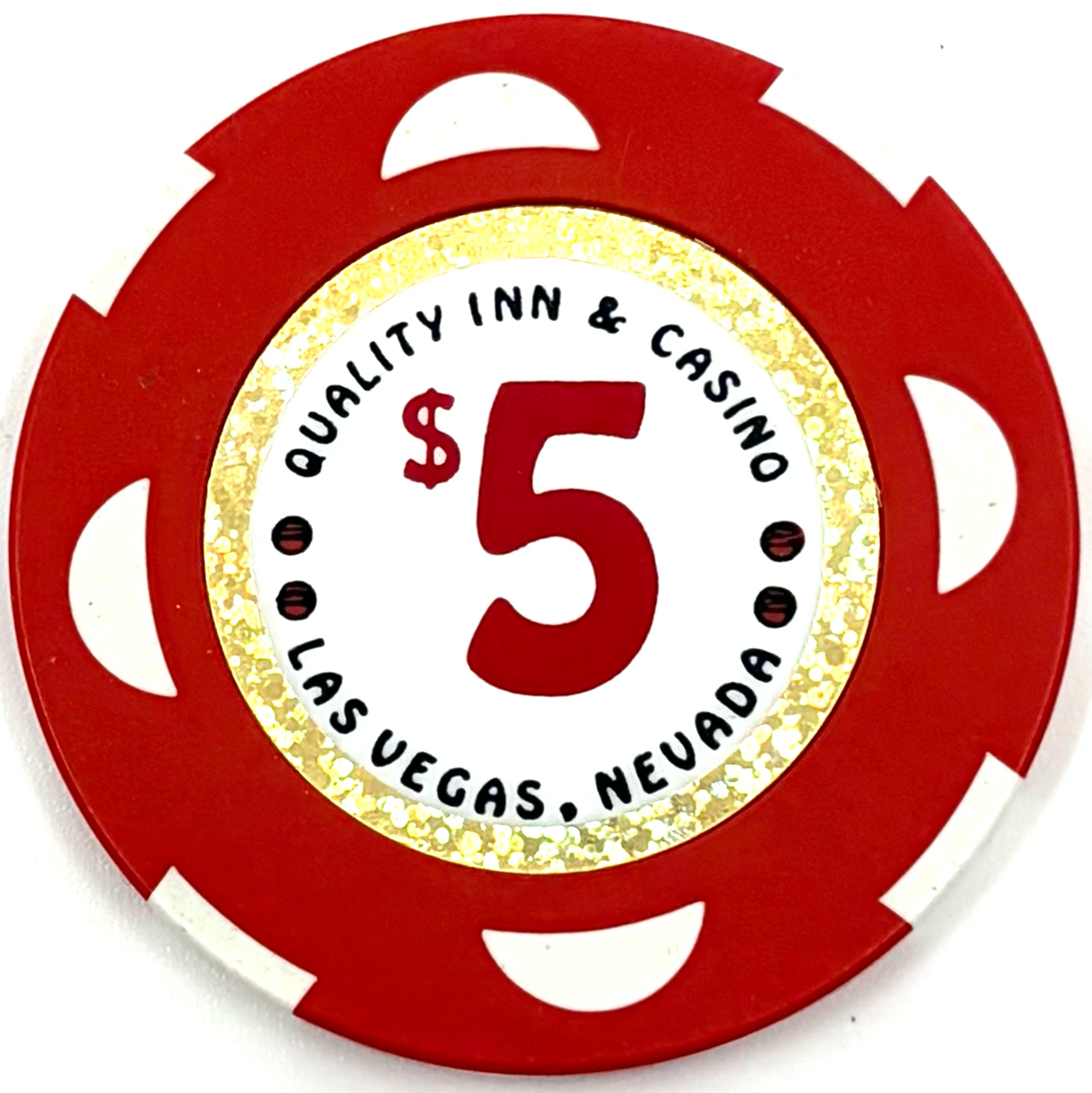 Quality Inn Casino Las Vegas NV $5 Chip 1993