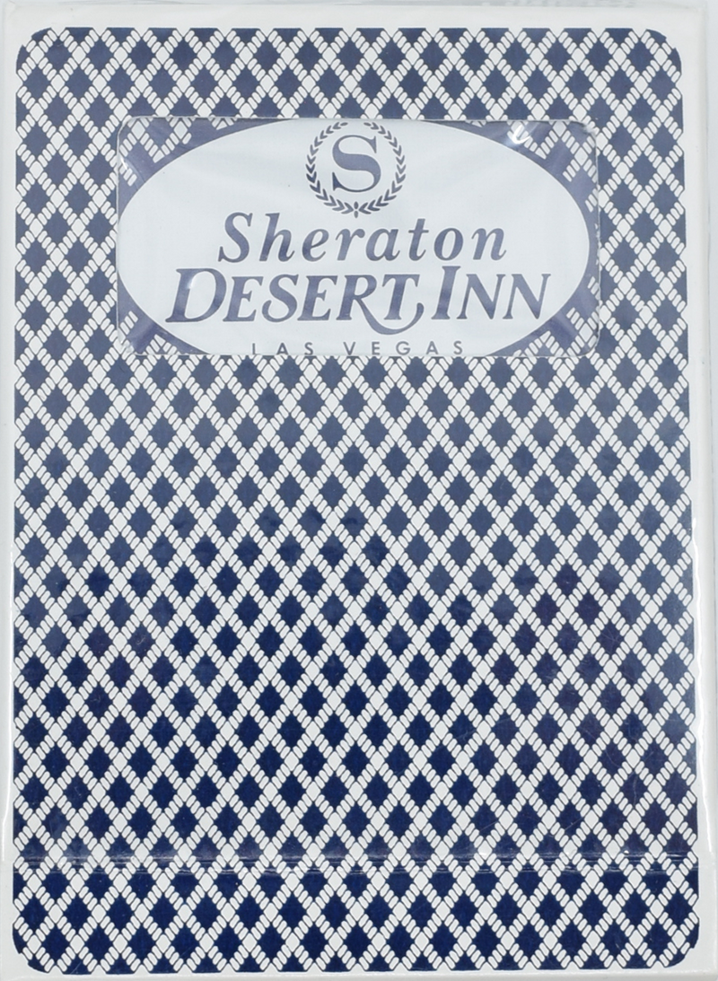 Sheraton Desert Inn Casino Las Vegas Nevada Used Blue Playing Card Deck