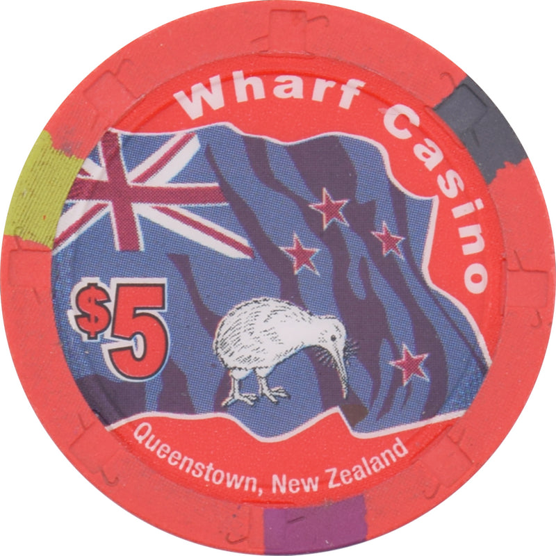 Wharf Casino Queenstown New Zealand $5 Chip