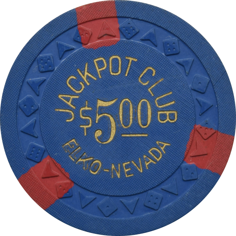 Jackpot Club Casino Elko Nevada $5 Chip 1954