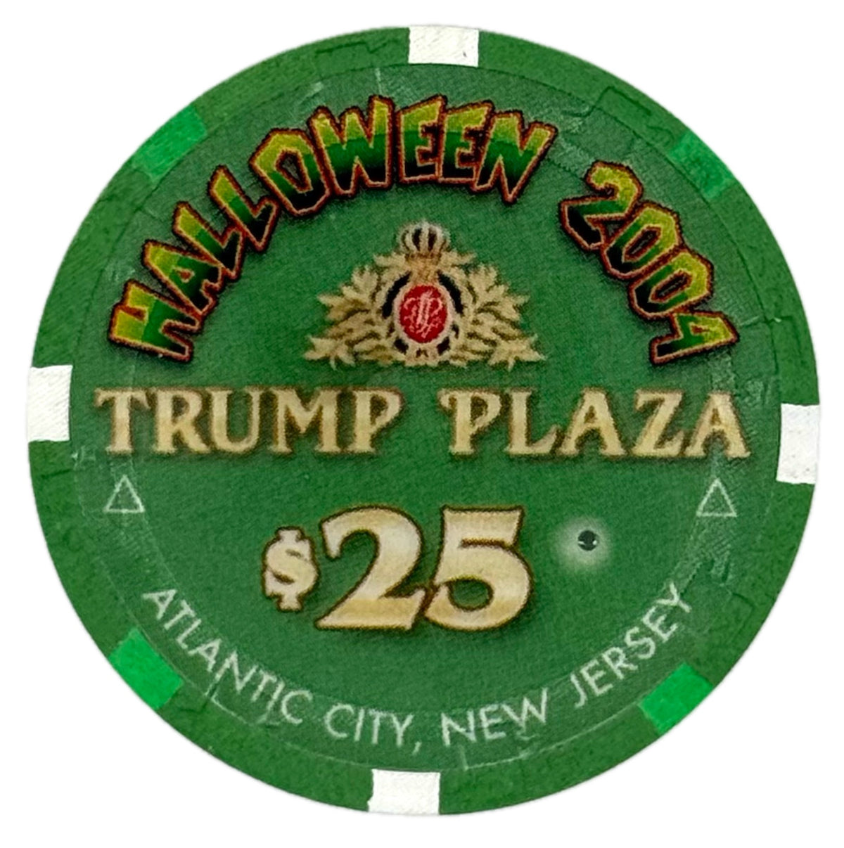 Trump Plaza Casino $25 Chip Atlantic City NJ Halloween 2004
