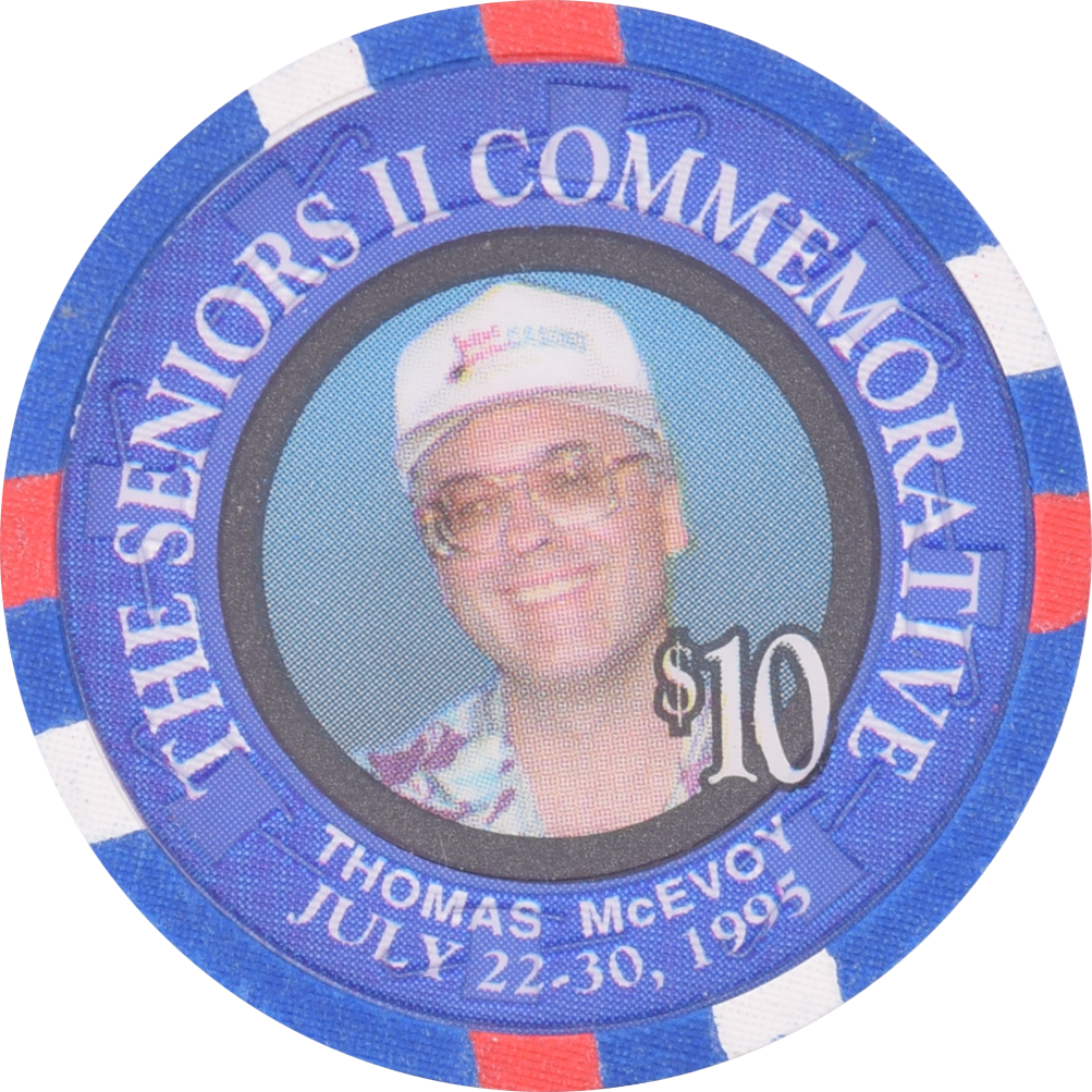 Oceanside Card Room Casino Oceanside California $10 Thomas McEvoy Chip