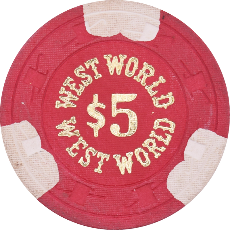 West World Casino Henderson Nevada $5 Chip 1979