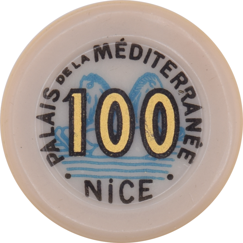 Palais de la Méditerranée Nice France 100FRF 34mm Jeton