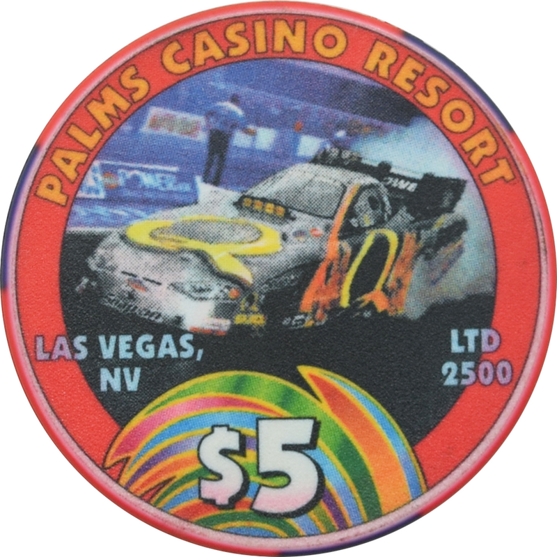 Palms Casino Las Vegas Nevada $5 Tony Pedregon 2003 NHRA Funny Car Champion Chip 2004