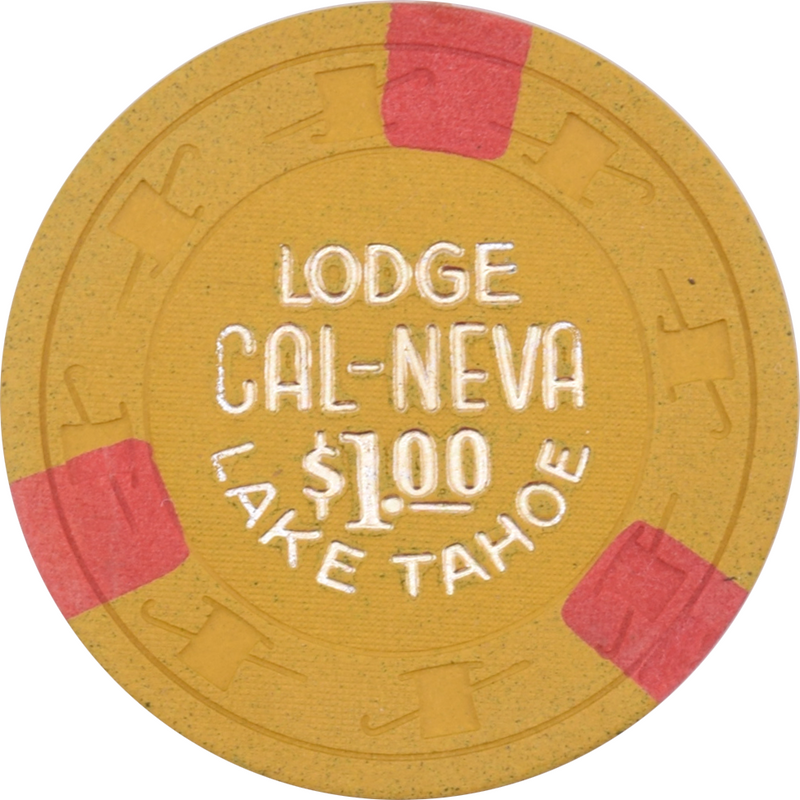 Cal-Neva Lodge Casino Lake Tahoe Nevada $1 Chip 1965