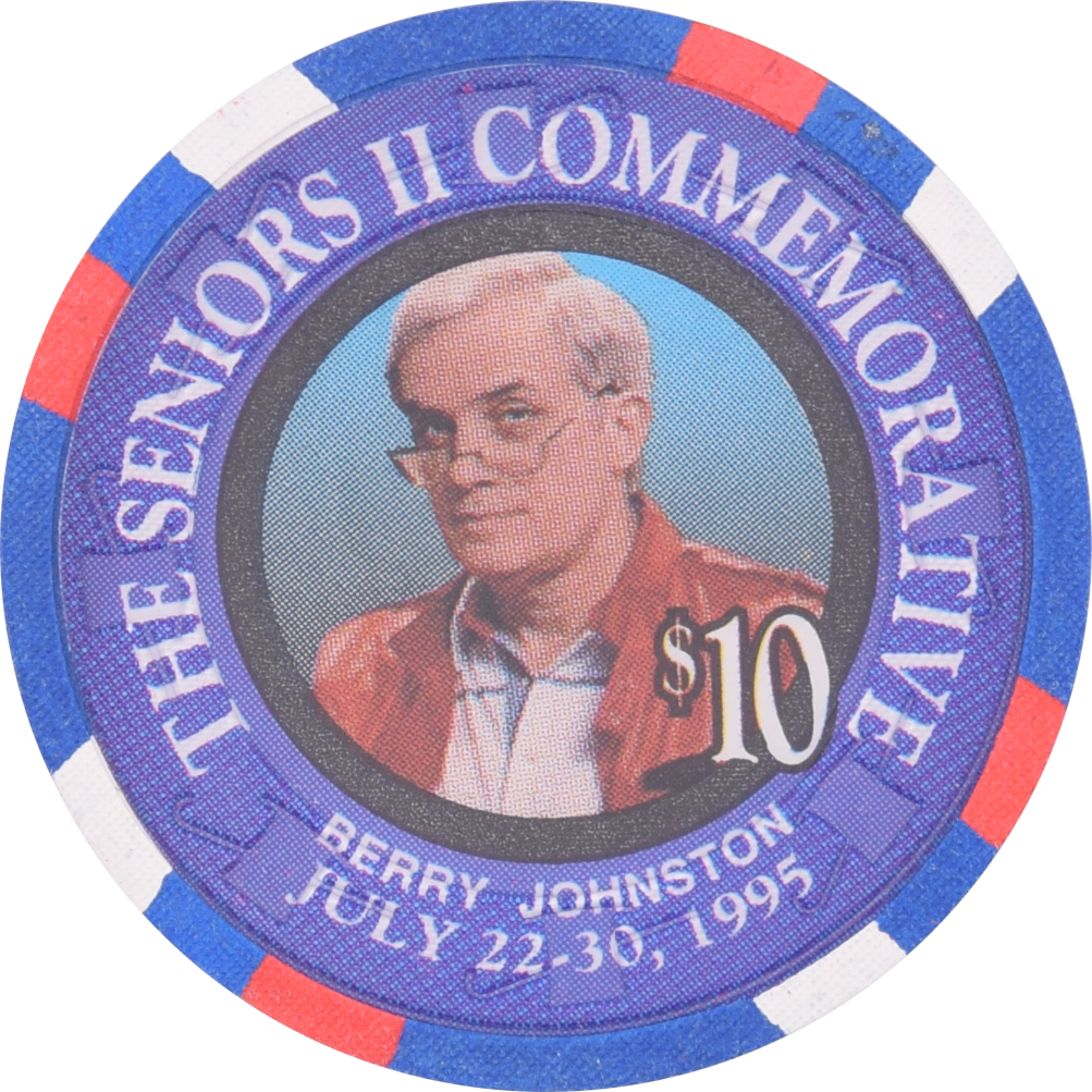 Oceanside Card Room Casino Oceanside California $10 Berry Johnston Chip