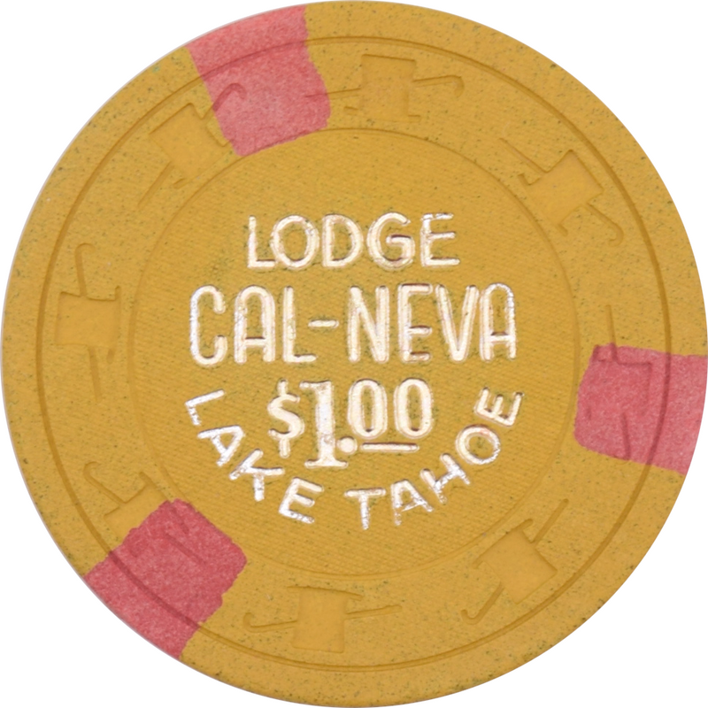Cal-Neva Lodge Casino Lake Tahoe Nevada $1 Chip 1965