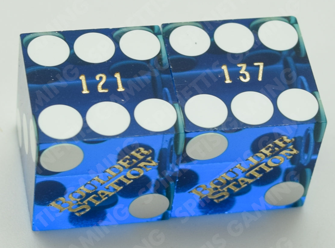 Boulder Station Casino Las Vegas Nevada Pair of Dice