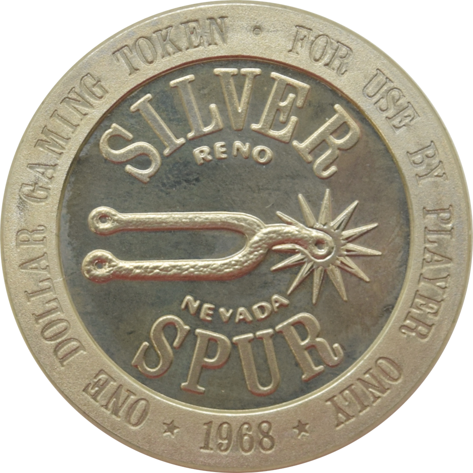 Silver Spur Casino Reno Nevada 1 Token 1968