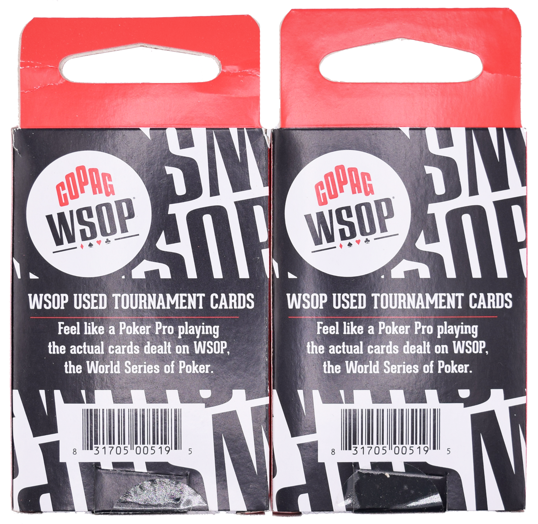 2022 Set of 2 Authentic Decks Dealt at WSOP Used Copag Plastic Playing Cards Bridge Standard Index