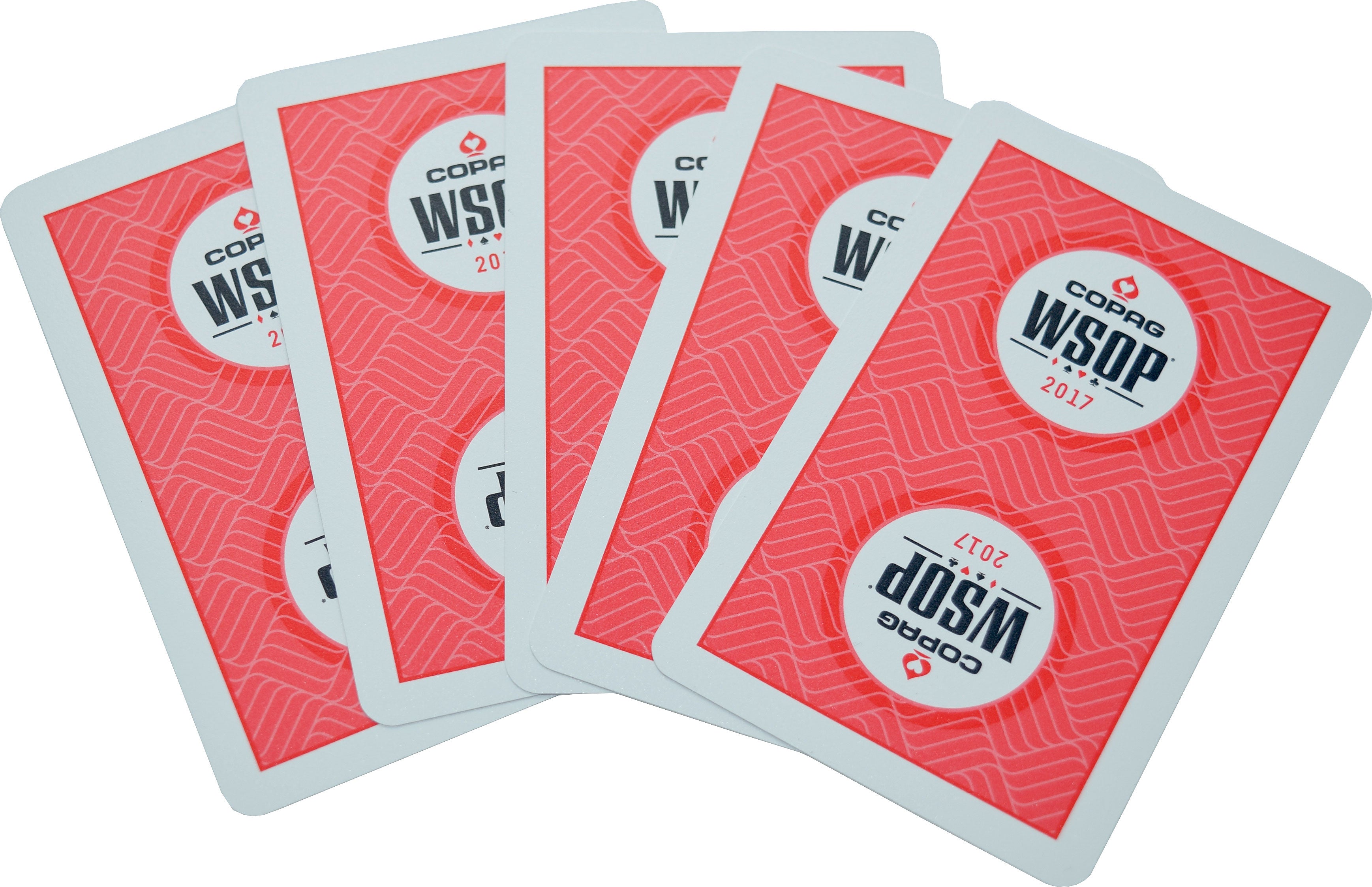 144 Used Red Decks WSOP 2017 Copag Plastic Playing Cards Bridge Size