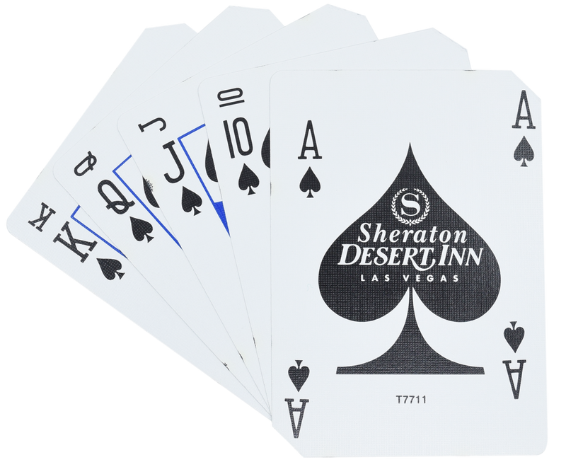 Sheraton Desert Inn Casino Las Vegas Nevada Used Blue Playing Card Deck