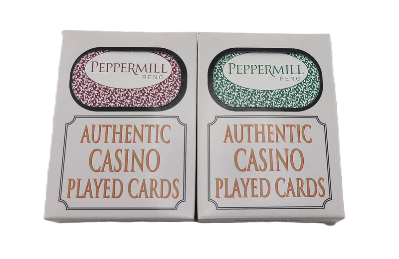 Peppermill Casino Used Playing Cards Reno Nevada