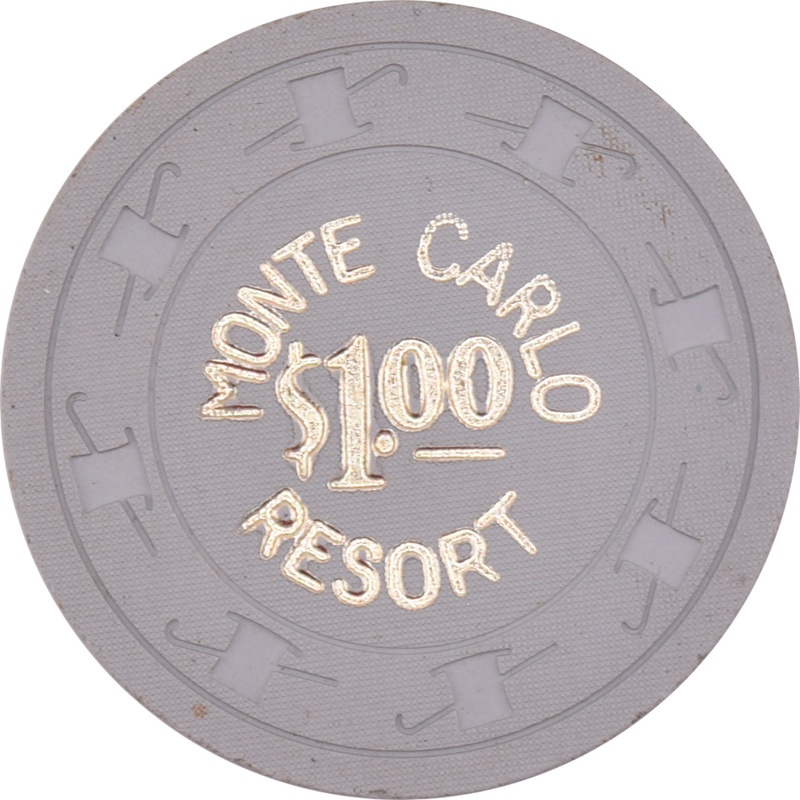 Monte Carlo Resort Casino Laughlin Nevada $1 Chip 1968