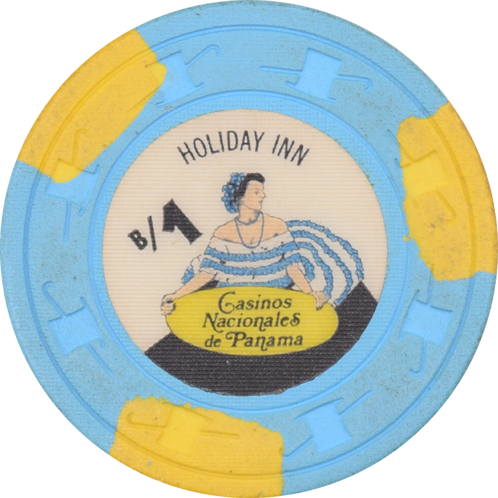 Holiday Inn Casino Nacionales De Panama $1 Chip
