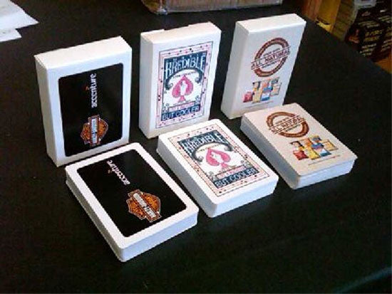 Custom Designed 100 Custom Digital Printed Playing Card Decks