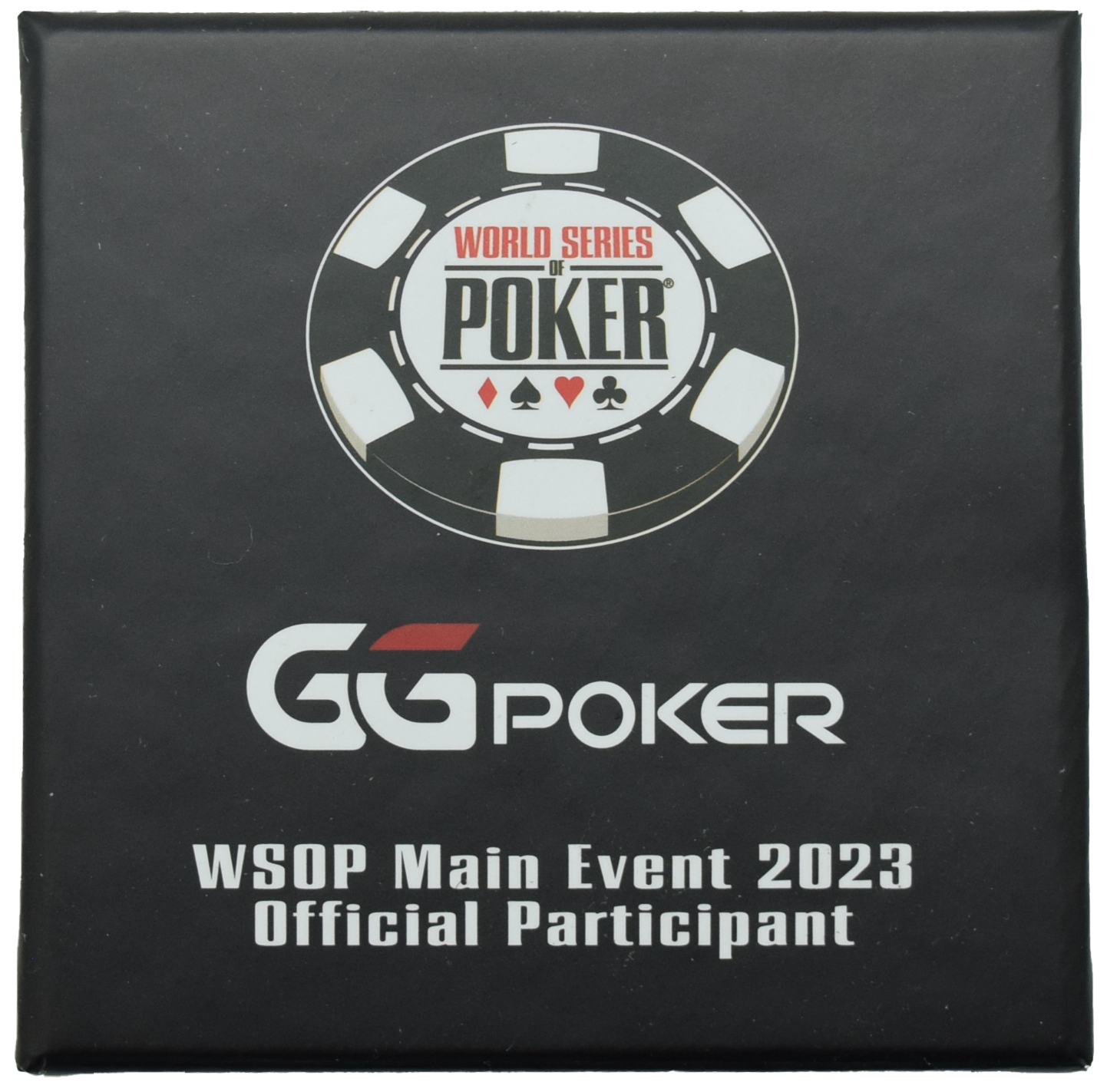 Official 2023 WSOP Main Event Participant Card Guard