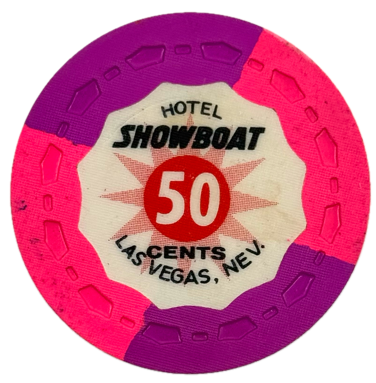 Showboat Casino Las Vegas NV 50 Cent Chip 1965