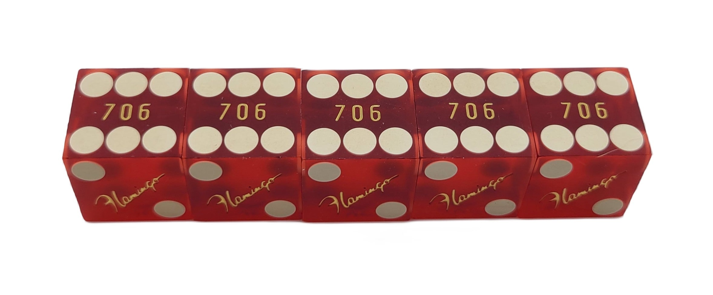 Flamingo Casino Las Vegas Nevada Stick of 5 Dice 2019