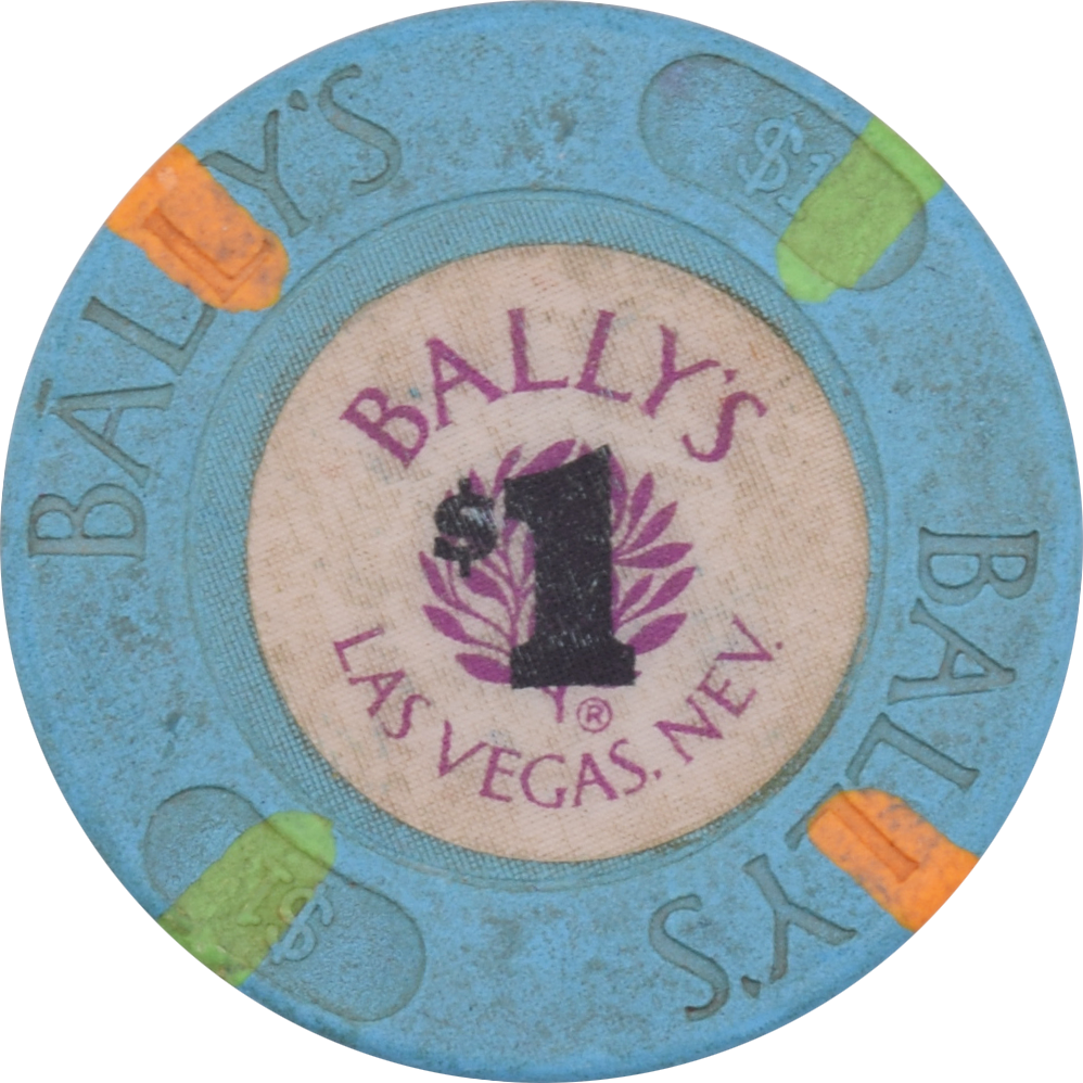 Bally's Casino Las Vegas Nevada $1 Chip 1986