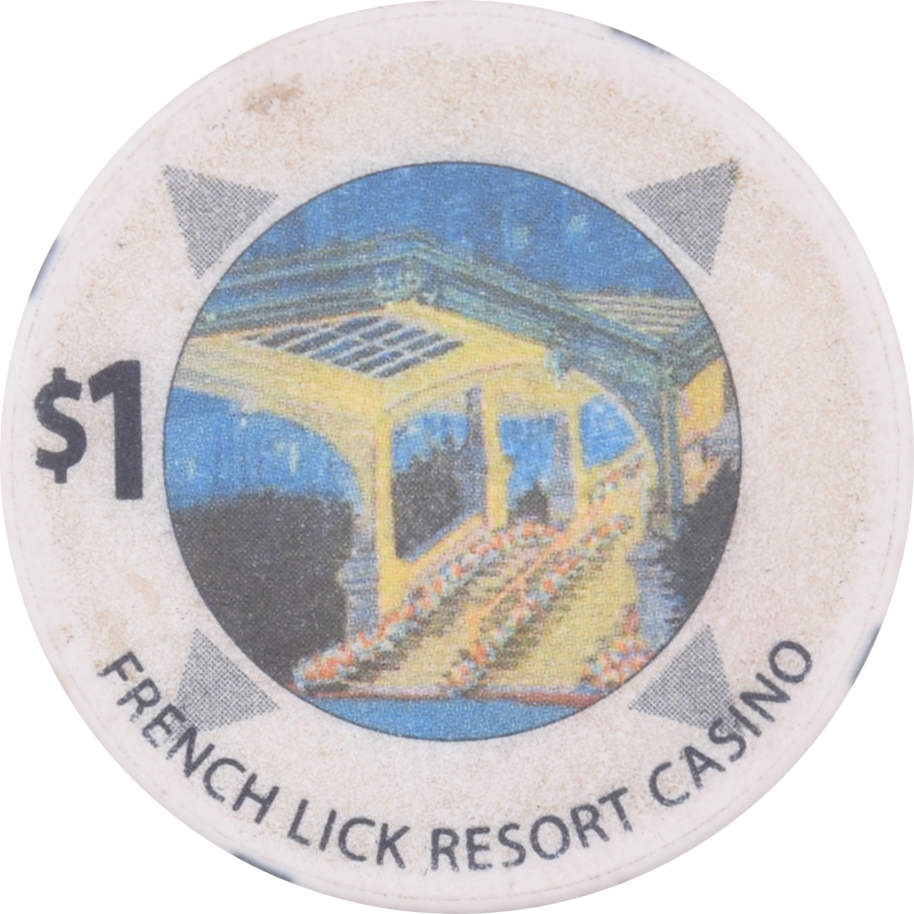 French Lick Resort Casino French Lick Indiana $1 Chip